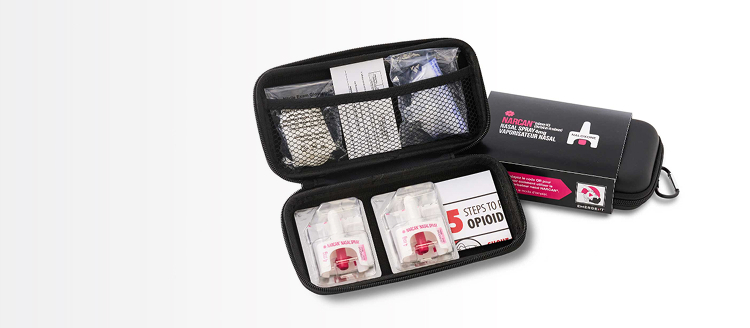 Naloxone kits with NARCAN® Nasal Spray