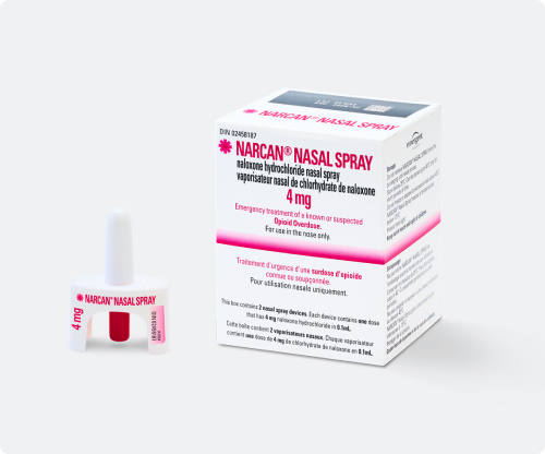 NARCAN® Nasal Spray box and device