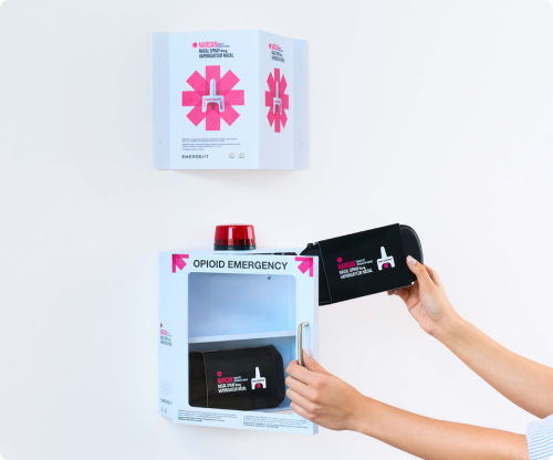 NARCAN® Nasal Spray wall cabinet